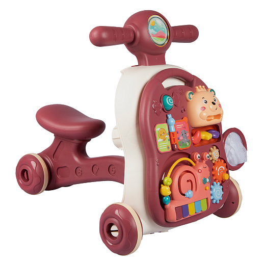 Ходунки, игровой центр, свет, звук, цвет бордовый, в/к 36,5х21х45,5 см в Джамбо Тойз #5