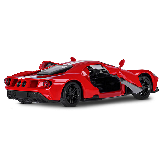 ТМ "Автопанорама" Машинка металлическая 1:40 Ford GT, красный, откр. двери, инерция, в/к 16*7,5*5 см в Джамбо Тойз #4