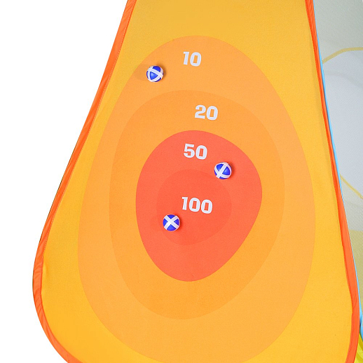 ТМ КОМПАНИЯ ДРУЗЕЙ  Игровой домик "Море", в компл. 9 мячиков, размер в игровом виде 95*95*100 см, в/к 43*4*43см в Джамбо Тойз #7