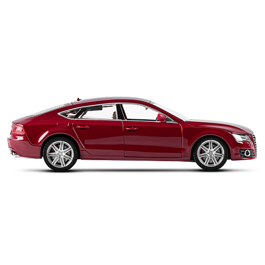 ТМ "Автопанорама" Машинка металлическая 1:24 Audi A7, бордовый, откр. двери, капот и багажник, свет, звук, свободный ход колес, в/к 24,5*12,5*10,5 см в Джамбо Тойз #8