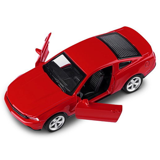 ТМ "Автопанорама" Машинка металлическая 1:43 Ford Mustang GT, красный, откр. двери, инерция, в/к 17,5*12,5*6,5 см в Джамбо Тойз #12