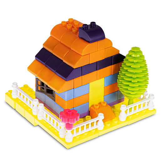 ТМ "Компания Друзей" Набор конструктора, средние детали, 317 деталей, в контейнере 13х12,5х13 см в Джамбо Тойз #28