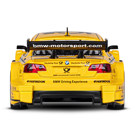 ТМ "Автопанорама" Машинка металлическая 1:32 BMW M3 DTM, желтый, свет, звук, откр. двери и капот, инерция, в/к 17,5*13,5*9 см в Джамбо Тойз #13