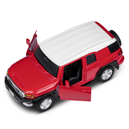 ТМ "Автопанорама" Машинка металлическая 1:43 Toyota FJ Cruiser, красный, откр. двери, инерция, в/к 17,5*12,5*6,5 см в Джамбо Тойз #11