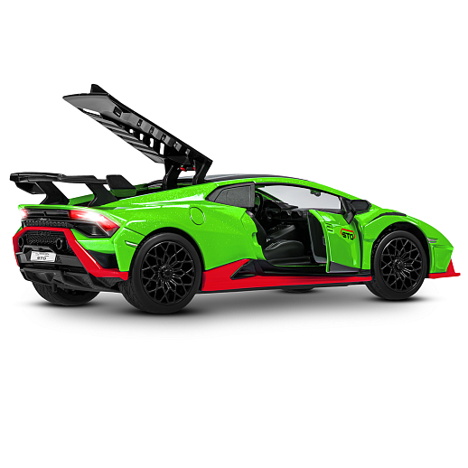 ТМ "Автопанорама" Машинка металл. 1:32 Lamborghini STO, зеленый, инерция, откр. двери, в/к 17,5*12,5*6,5 см в Джамбо Тойз #19