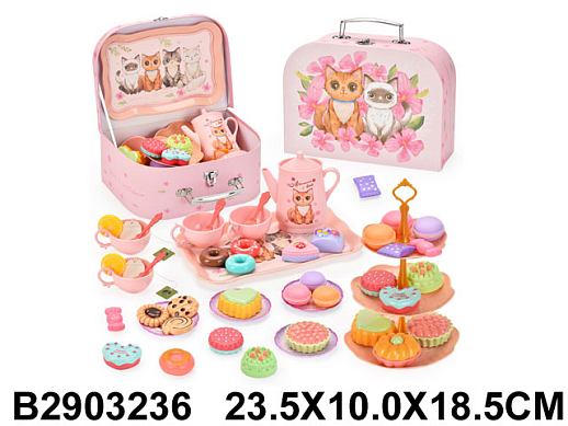 Игровой набор "Чаепитие" в белой коробке, без чемоданчика, в/к 23,5*10*18,5 см в Джамбо Тойз #2