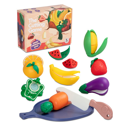 Игровой набор "Овощи и фрукты",в/к 18*13*6,5 см в Джамбо Тойз