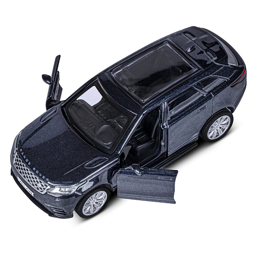 ТМ "Автопанорама" Машинка металлическая 1:42 Land Rover Range Rover Velar, черный, откр. двери, инерция, в/к 17,5*12,5*6,5 см в Джамбо Тойз #10