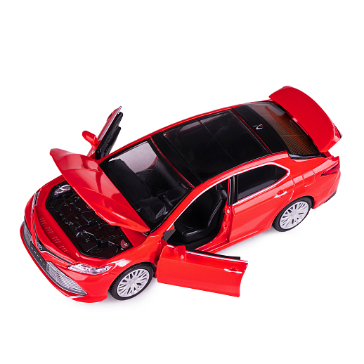 ТМ "Автопанорама" Машинка металлическая 1:34 Toyota Camry, красный, свет, звук, откр. двери, капот и багажник, инерция, в/к 17,5*13,5*9 см в Джамбо Тойз #18