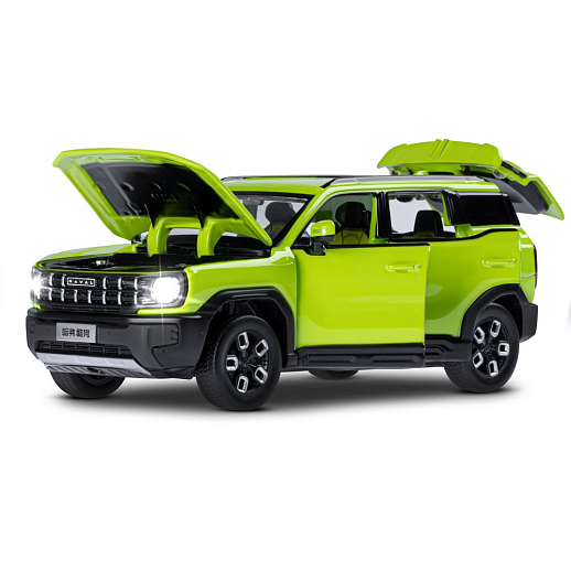 ТМ "Автопанорама" Машинка металлическая 1:32 Haval Kugou, зелен., свет, звук, откр. двери, капот и дверка багажника, инерция, в/к 19*9*7 см в Джамбо Тойз #14