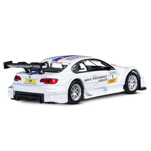 ТМ "Автопанорама" Машинка металлическая 1:42 BMW M3 DTM, белый, откр. двери, инерция, в/к 17,5*12,5*6,5 см в Джамбо Тойз #7