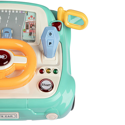 ТМ "Smart Baby" Руль, свет, Шаинский, русская озвучка, цвет зеленый, в б/к в Джамбо Тойз #7