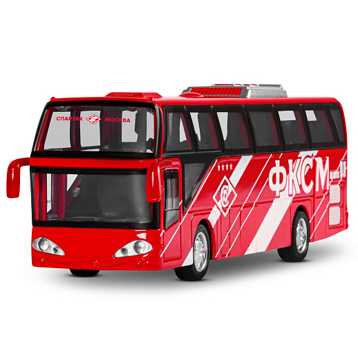 Металлический автобус ФК Спартак, 25*9*7 см, в/к в Джамбо Тойз #3