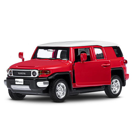 ТМ "Автопанорама" Машинка металлическая 1:43 Toyota FJ Cruiser, красный, откр. двери, инерция, в/к 17,5*12,5*6,5 см в Джамбо Тойз #6