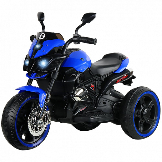 Мотоцикл трехколесный на аккум с функцией водяного пара, аккум 6V4Ah*1, 1*20W, размер мотоцикла 56*96*45см Цвет синий в Джамбо Тойз