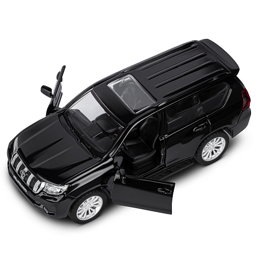 ТМ "Автопанорама" Машинка металлическая 1:42 Land Cruiser Prado, черный, откр. двери, инерция, в/к 17,5*12,5*6,5 см в Джамбо Тойз #11
