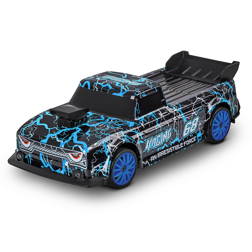 Р/У Машина для дрифта с 3D подсветкой кузова,М1:24,2.4GHz,4WD,4 доп.колеса,конусы 6шт,с аккум.,цв.синий,в/к 20,7*12,2*12,8см в Джамбо Тойз #2