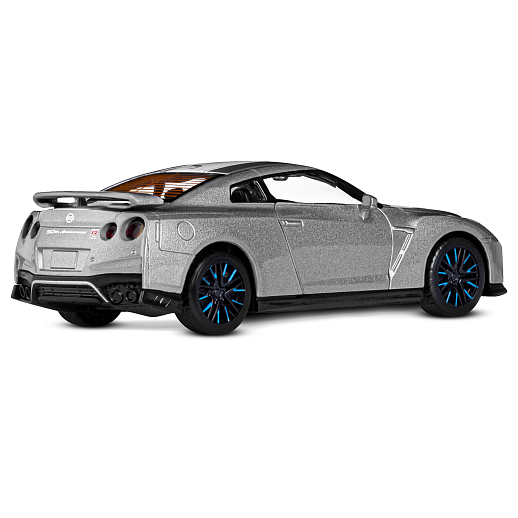ТМ "Автопанорама" Машинка металлическая 1:32 Nissan GT-R (R35), серый, откр. двери, свет, звук, инерция в/к 18*13,5*9 см в Джамбо Тойз #9