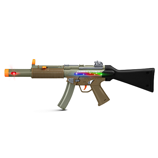 Автомат на батарейках, звук свет, значок в комплекте, бежевый, 61*24*5 см, в/к в Джамбо Тойз #4