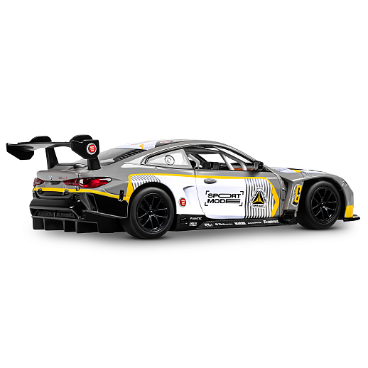 ТМ "Автопанорама" Машинка металлическая, 1:24 BMW M4 GT3, серый, откр. двери и капот, свет, звук, свободный ход колес, в/к 24,5х12,5х10,5 см в Джамбо Тойз #11