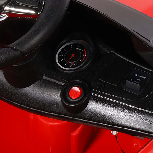Машинка на аккумуляторе, 6V4AH*2, Р/У, колеса EVA (мягкие колеса), свет, звук, мр3, открыв. двери, 106*56*50см, до 35 кг. Цвет - красный в Джамбо Тойз #10