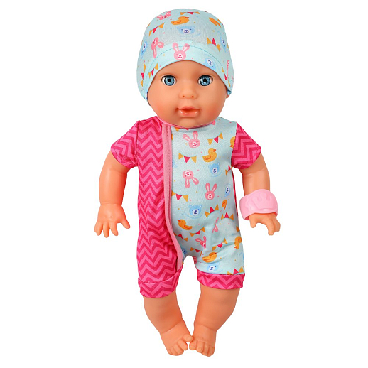 ТМ "Amore Bello" Пупс интерактивный озвученный, реагирует на прикосновения, пьет, писает, засыпает, сопит, может заболеть (покраснение лица, кашель) и вылечиться с помощью шприца, 33,5*29*14,5 см в Джамбо Тойз #6