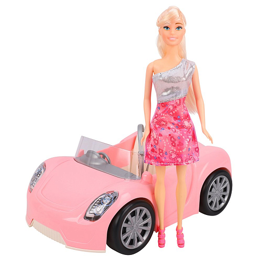 Игровой набор "Автоледи", в комплекте кукла с шарнирными руками, автомобиль, в/к 32*20*20 см в Джамбо Тойз #14