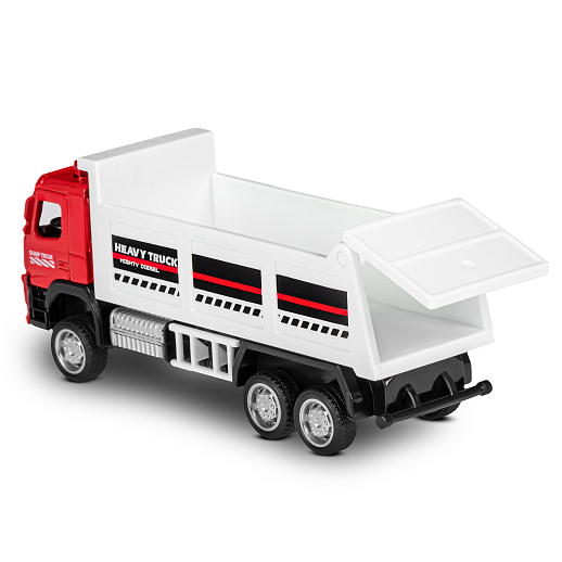 ТМ "Автопанорама" Машинка металлическая 1:72 VOLVO FM грузовик, красный, откр. двери, инерция, в/к 17,5*13*6,5 см в Джамбо Тойз #15