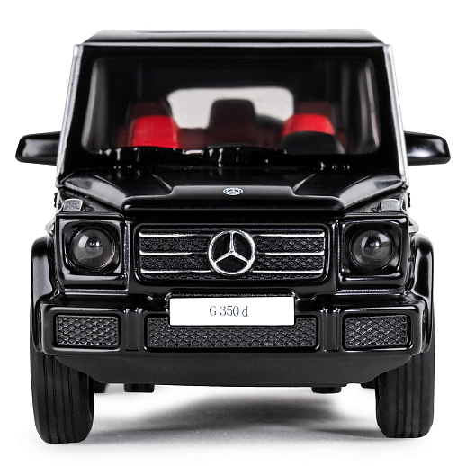 ТМ "Автопанорама" Машинка металлическая 1:32 Mercedes-Benz G350d, черный, откр. капот, передние и задняя двери, свет, звук, инерция, в/к 17,5*13,5*9 см в Джамбо Тойз #7