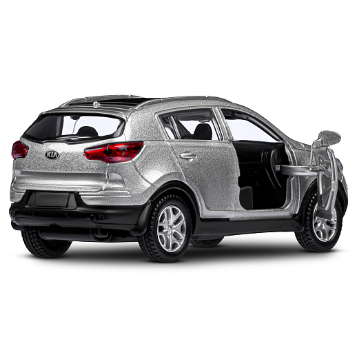 ТМ "Автопанорама" Машинка металлическая 1:39 KIA SPORTAGE R, серебряный, откр. двери, инерция, 17,5*12,5*6,5 см в Джамбо Тойз #12