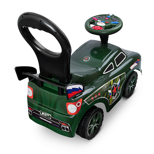 ТМ "Компания Друзей" Каталка Толокар Музыкальный, мелодии Шаинского, военный, в/к в Джамбо Тойз #3