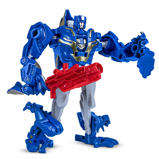 Набор из 5шт. трансформеров DIY(сборные модели), отдельн.робот трансформируется в динозавра, 5шт. собираются в одного больш.робота,в бел.кор. в Джамбо Тойз #21