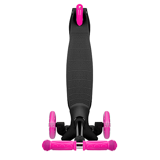 Самокат трехколесный City-Ride xd4, пакет, Дека: PP+нейлон, колеса PVC 110/76 свет, руль металл телеск., цвет черный/розовый в Джамбо Тойз #7