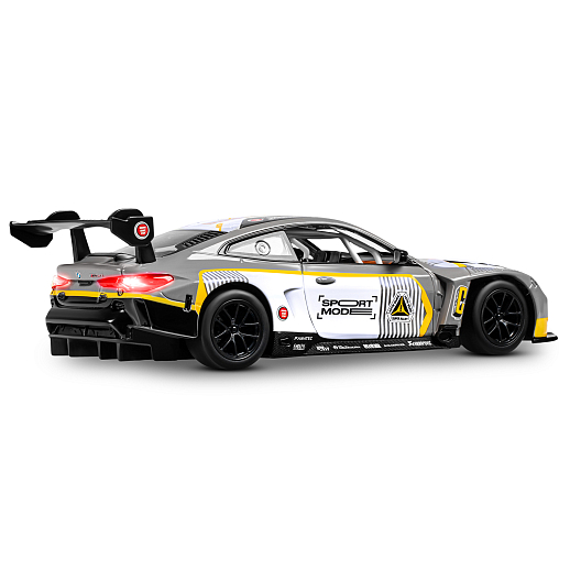 ТМ "Автопанорама" Машинка металлическая, 1:24 BMW M4 GT3, серый, откр. двери и капот, свет, звук, свободный ход колес, в/к 24,5х12,5х10,5 см в Джамбо Тойз #12