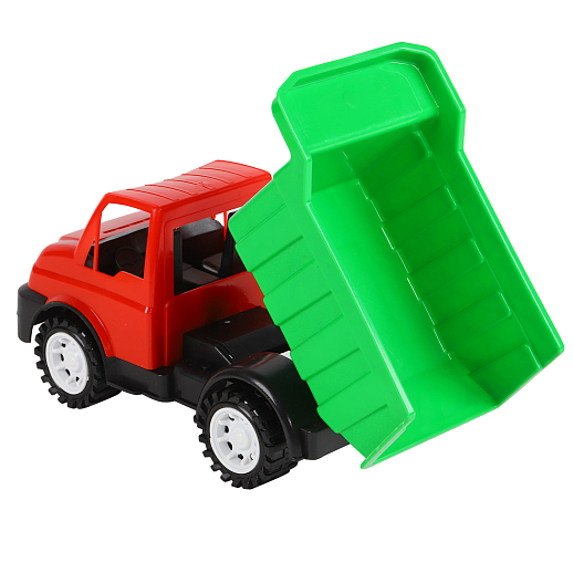 Песочный набор ТМ "Компания Друзей" Грузовик красно-зеленый (в комплекте лопатка и грабли 19см) 23,3х12х,7х10,6 см в Джамбо Тойз #3