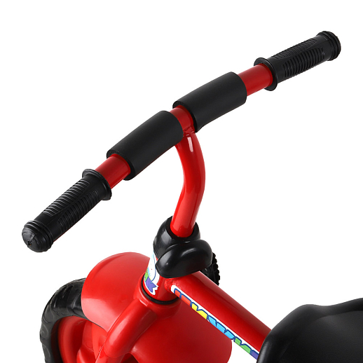 3х колесный велос. "Чижик", колеса пластик 10/8, сиденье жестк., цвет красный в Джамбо Тойз #6