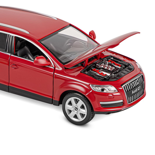 ТМ "Автопанорама" Машинка металлическая 1:24 Audi Q7, бордовый, откр. двери, капот и багажник, свободный ход колес, в/к 24,5*12,5*10,5 см в Джамбо Тойз #17