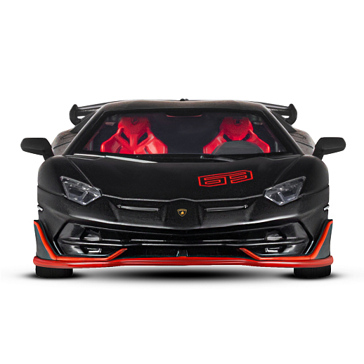 ТМ "Автопанорама" Машинка металлическая, 1:24,  Lamborghini SVJ, черный, открываются двери и багажник, свободный ход колес, световые и звуковые эффекты, в/к 24,5х12,5х10,5 см в Джамбо Тойз #11