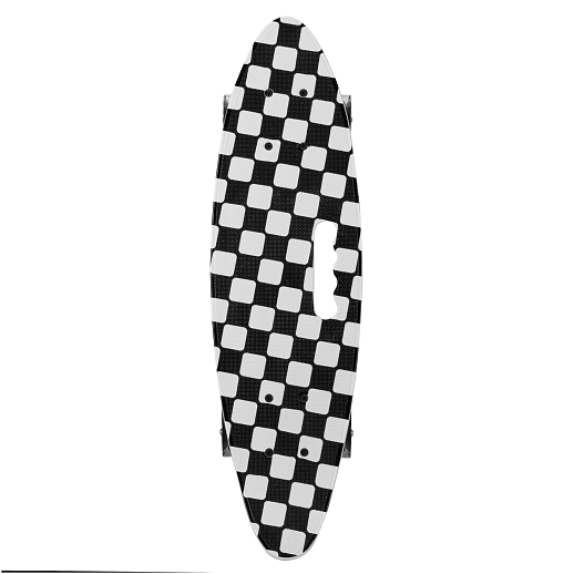 Пенниборд с рукояткой для переноски 57*16,5 см, дека пластик с цветной шкуркой, колёса PU со светом, в/п в Джамбо Тойз #5