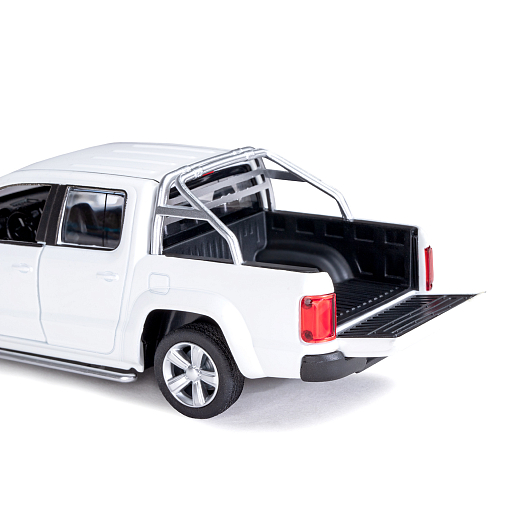ТМ "Автопанорама" Машинка металлическая 1:30 Volkswagen Amarok, белый, свет, звук, откр. двери, капот и дверка багажника, инерция, в/к 20*10*11 см в Джамбо Тойз #14