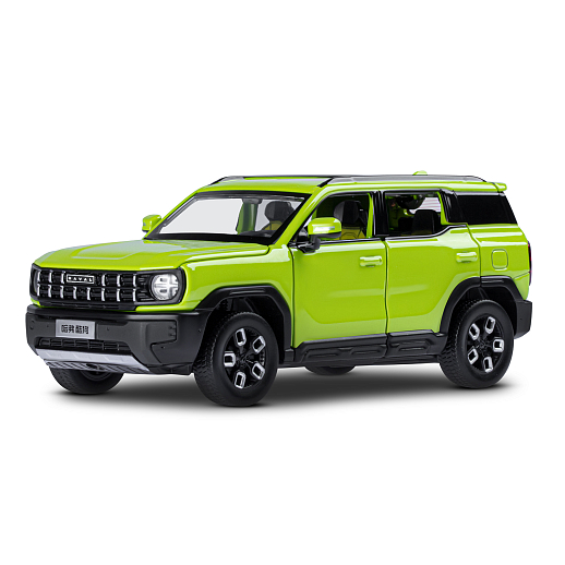 ТМ "Автопанорама" Машинка металлическая 1:32 Haval Kugou, зелен., свет, звук, откр. двери, капот и дверка багажника, инерция, в/к в Джамбо Тойз #2