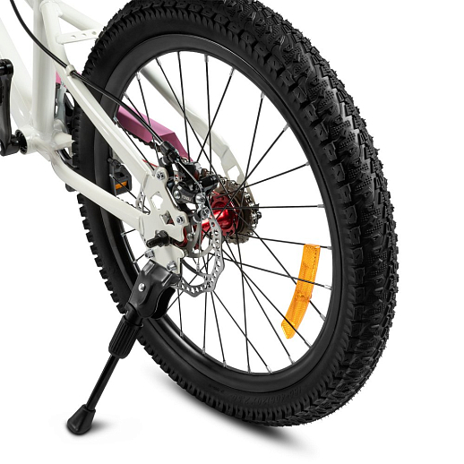 Велосипед двухколёсный CITYRIDE, модель CR-B2-12B, колеса 20", рама сталь, дисковые мех. тормоза, амортизационная вилка, обода сталь, цвет белый в Джамбо Тойз #6
