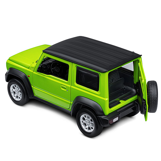 ТМ "Автопанорама" Машинка металлическая, 1:18, Suzuki Jimny, зеленый, открываются двери, капот и багажник, свободный ход колес, световые и звуковые эффекты, в/к 24,5х12,5х10,5 см в Джамбо Тойз #23