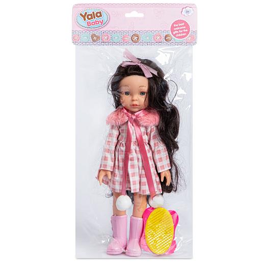 Кукла в платье и накидке, с расческой, 32 см., в/п  45*20 см в Джамбо Тойз #3