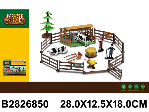 Игровой набор "Коровник" на бат.,в/к 28х12,5х18 см в Джамбо Тойз #2