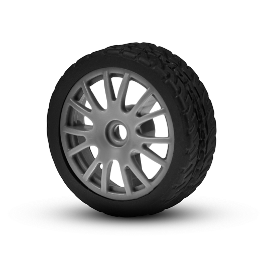 Р/у машина для дрифта М1:26,2.4GHz,4WD,сменные шины 4шт., конусы 4шт., свет,с аккум.,цвет белый с черн.,в бел.кор. 22*13,8*11,8см в Джамбо Тойз #15