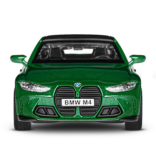 ТМ "Автопанорама" Машинка металлическая 1:42 BMW M4 (G82), зеленый, инерция, откр. двери, в/к 17,5*12,5*6,5 см в Джамбо Тойз #9