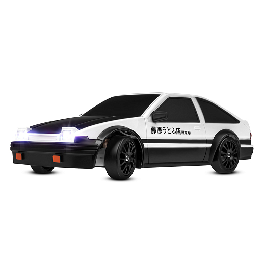 Р/у машина для дрифта М1:26,2.4GHz,4WD,сменные шины 4шт., конусы 4шт., свет,с аккум.,цвет белый с черн.,в бел.кор. 22*13,8*11,8см в Джамбо Тойз #13