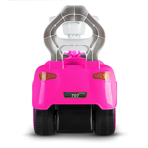 ТМ "Компания Друзей" Каталка Толокар "Гоночная машина" фуксия сигнал на руле, в/к 27х27х55 см в Джамбо Тойз #6