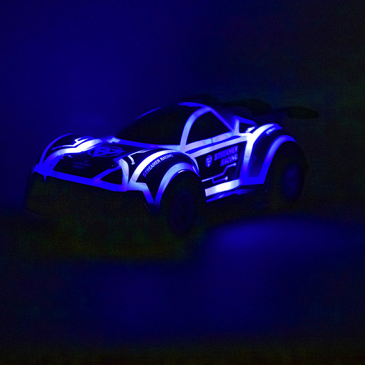 AUTODRIVE_Р/У гоночная машина,3D-подсветка корпуса/пульта,М1:16,2.4GHz,музыка, цвет синий,в/к 35*16*12,5см в Джамбо Тойз #13